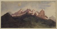 Watts, George Frederick - Alpine landscape